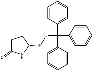 (R)-(-)-5-(TRITYLOXYMETHYL)-2-PYRROLIDONE Struktur