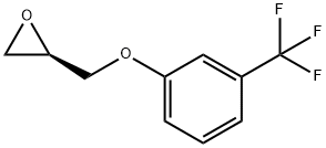 (R)-2-((3-(TRIFLUOROMETHYL)PHENOXY)METHYL)OXIRANE Struktur