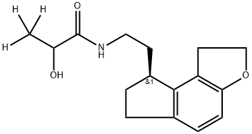 Ramelteon Metabolite M-II-d3  (mixture of R and S at the hydroxy position) Struktur