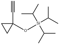 1-Ethynyl-1-(triisopropylsilyloxy)cyclopropane Struktur