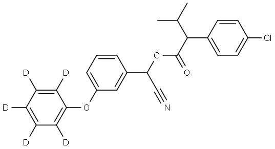 Fenvalerate-d5 Struktur