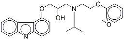 N-Isopropyl Carvedilol-d6 Struktur