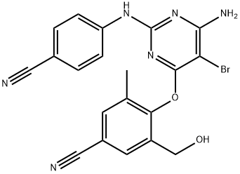 Monohydroxy Etravirine Struktur