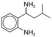 rac-2-[(1-Amino-3-methyl)butyl]aniline Struktur