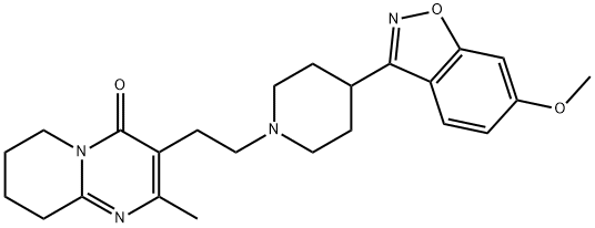 6-Desfluoro-6-Methoxy Risperidone Struktur