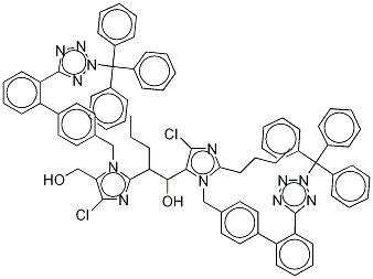 N,N’-Ditrityl Losartan α-Butyl-losartan Aldehyde Adduct Struktur