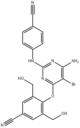 Dihydroxy Etravirine Struktur