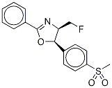 (4S,5R)-4-(Fluoromethyl)-4,5-dihydro-5-[4-(methylsulfonyl)phenyl]-2-phenyl-oxazole-d3 Struktur