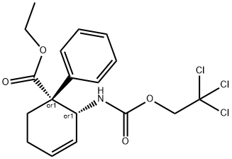 N-(2,2,2-Trichloroethoxy)carbonyl] Bisnor-(cis)-tilidine Struktur