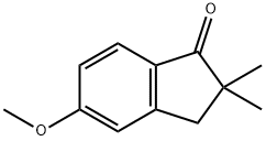 2,3-DIHYDRO-2,2-DIMETHYL-5-METHOXY-1H-INDEN-1-ONE Struktur