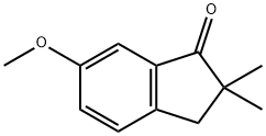 2,3-DIHYDRO-2,2-DIMETHYL-6-METHOXY-1H-INDEN-1-ONE Struktur