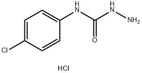 4-(4-CHLOROPHENYL)SEMICARBAZIDE HYDROCHLORIDE Struktur