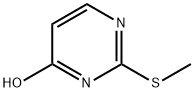 4-Pyrimidinol,  2-(methylthio)-  (9CI) Struktur