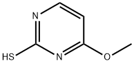 2-Pyrimidinethiol, 4-methoxy- (9CI) Struktur