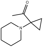 Ethanone, 1-[1-(1-piperidinyl)cyclopropyl]- (9CI) Struktur