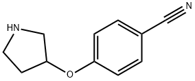 4-(Pyrrolidin-3-yloxy)-benzonitrile Struktur