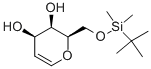 6-O-(TERT-BUTYLDIMETHYLSILYL)-D-GALACTAL Struktur