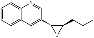 1,2-epoxy-1-(2-quinolyl)pentane Struktur