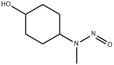 4-hydroxy-N-nitroso-N-methyl-N-cyclohexylamine Struktur