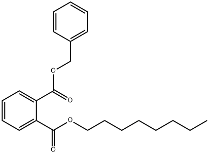 benzyl octyl phthalate Struktur