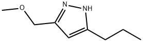 1H-Pyrazole,  3-(methoxymethyl)-5-propyl- Struktur