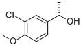 (S)-3-CHLORO-4-METHOXY-A-METHYLBENZENEMETHANOL Struktur