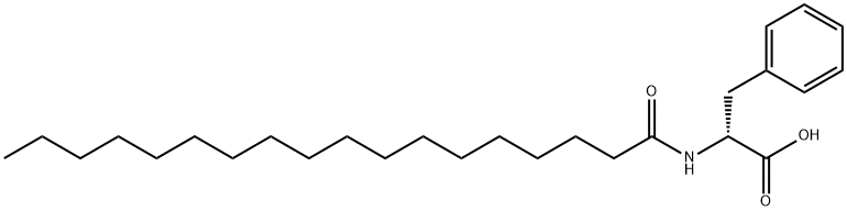 N-Octadecanoyl-D-phenylalanine Struktur