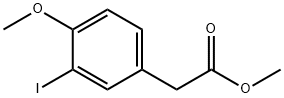 (3-IODO-4-METHOXYPHENYL)ACETIC ACID METHYL ESTER Struktur