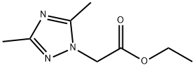 (3,5-Dimethyl-[1,2,4]triazol-1-yl)-acetic acid ethyl ester Struktur