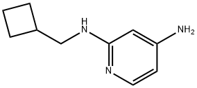 N2-(cyclobutylmethyl)pyridine-2,4-diamine Struktur