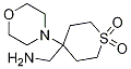 4-(AMinoMethyl)-4-Morpholin-4-ylthiane-1,1-dione Struktur