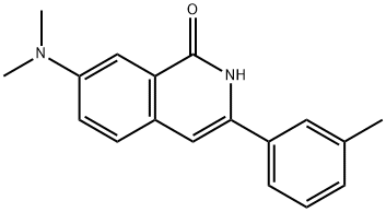 7-(diMethylaMino)-3-M-tolylisoquinolin-1(2H)-one Struktur