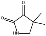 2,3-Pyrrolidinedione, 4,4-diMethyl- Struktur