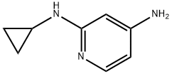 N2-cyclopropylpyridine-2,4-diamine Struktur