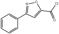 5-Isoxazolecarbonyl chloride, 3-phenyl- (9CI) Struktur