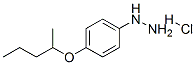 (4-(1-METHYLBUTOXY)PHENYL)HYDRAZINEMONOHYDROCHLORIDE Struktur