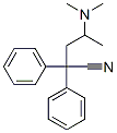 4-dimethylamino-2,2-diphenylvaleronitrile Struktur