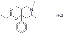 Trimeperidine Struktur