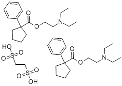 caramiphen hydrogen edisilate Struktur