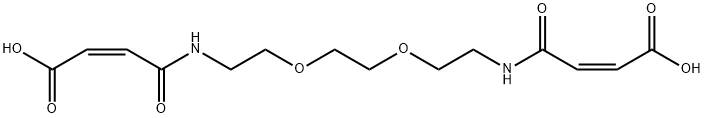 (1,8-BIS-MALEAMIC ACID)TRIETHYLENEGLYCOL Struktur