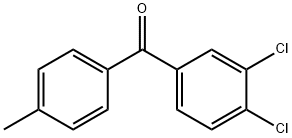 3,4-DICHLORO-4'-METHYLBENZOPHENONE Struktur