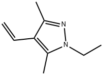 1H-Pyrazole,  4-ethenyl-1-ethyl-3,5-dimethyl- Struktur