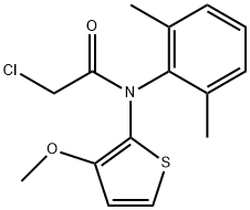 2-Chloro-2',6'-dimethyl-N-(3-methoxy-2-thienyl)acetanilide Struktur