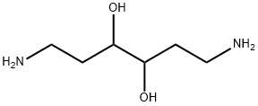 1,6-diamino-3,4-dihydroxyhexane Struktur