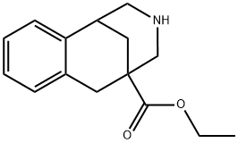 11-Azatricyclo[7.3.1.02,7]trideca-2,4,6-triene-9-carboxylic acid ethyl ester Struktur