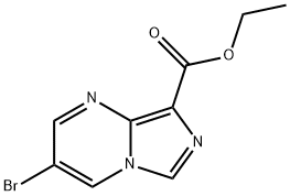 IMidazo[1,5-a]pyriMidine-8-carboxylic acid, 3-broMo-, ethyl ester Struktur