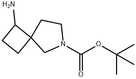 1-AMino-6-Boc-6-aza-spiro[3.4]octane Struktur