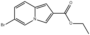 ethyl 6-broMoindolizine-2-carboxylate Struktur