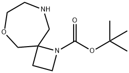 1-Boc-6-oxa-1,9-diazaspiro[3.6]decane Struktur