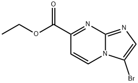 ethyl 3-bromoimidazo[1,2-a]pyrimidine-7-carboxylate Struktur